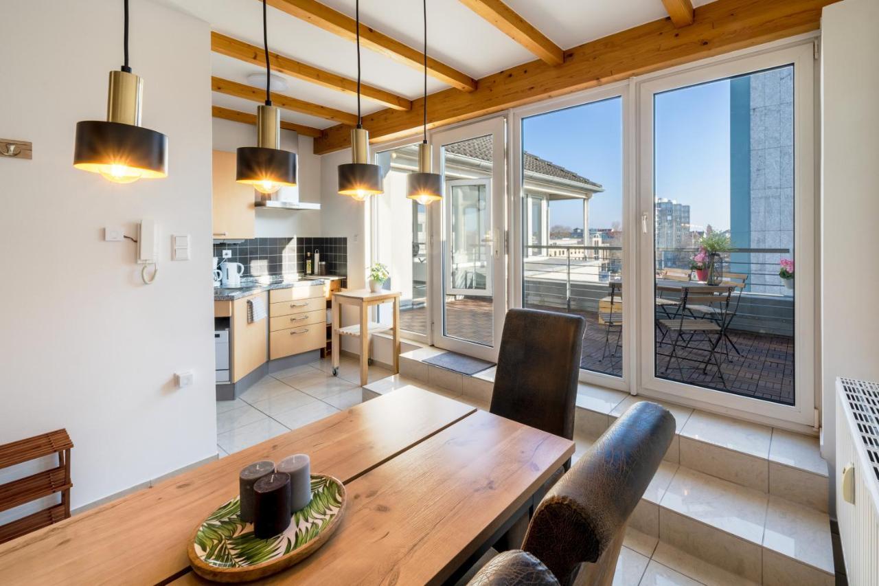Stylisches Penthouse Zentral Balkon 75M2 Nflx Apartment ฮันโนเวอร์ ภายนอก รูปภาพ